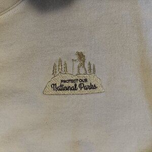 Protect Our National Parks Tan Sweater (M)